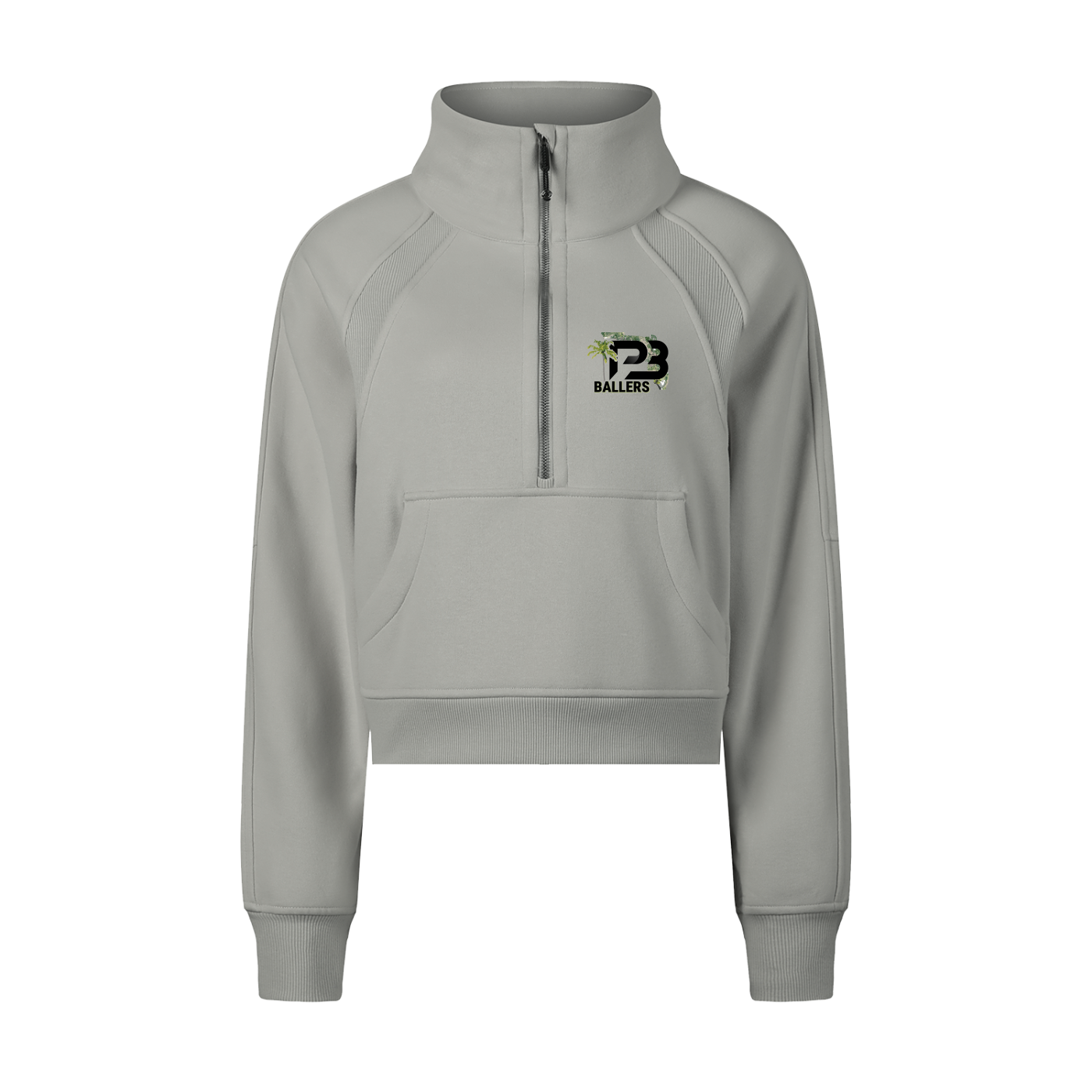 DG " Palm Beach Ballers " Cropped Half-Zip Sweatshirt