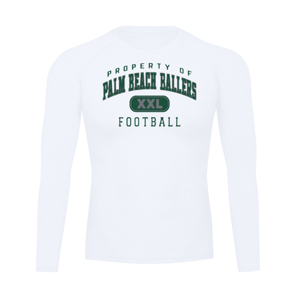 DG " Palm Beach Ballers " Men's Raglan Long Sleeve Sports Tee