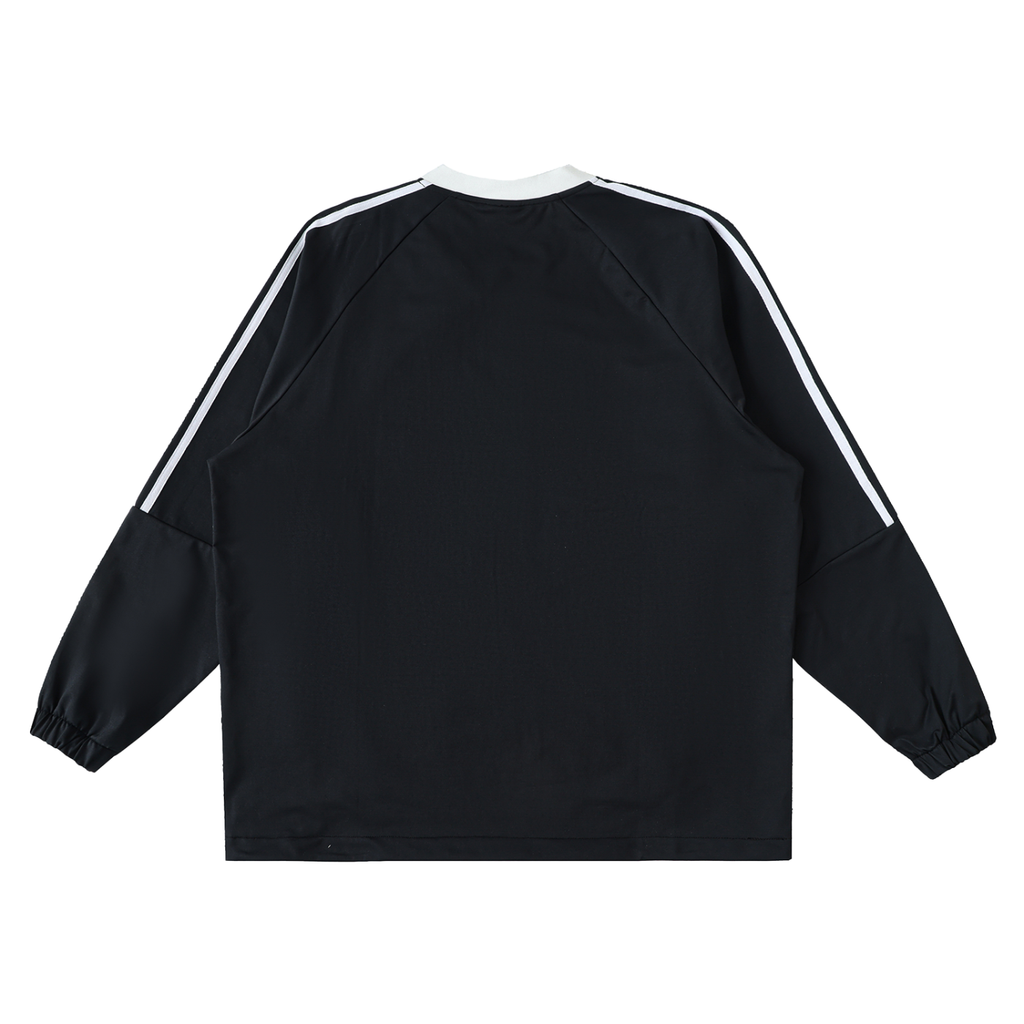 DG " Palm Beach Ballers " Color-Block V-Neck Long-Sleeve T-Shirt