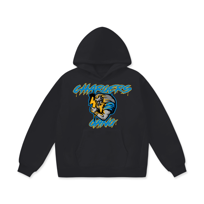 DG " Chargers Gang " Oversize Heavyweight Fleece Hoodie