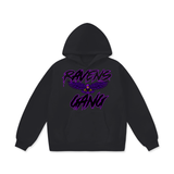 DG " Ravens Gang " Oversize Heavyweight Fleece Hoodie