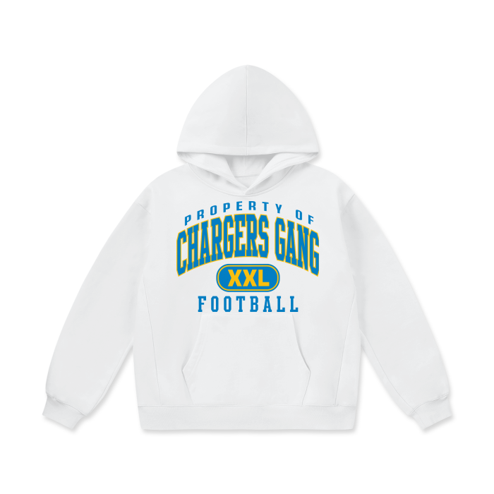 DG " Double XL Chargers Gang "Oversize Heavyweight Fleece Hoodie