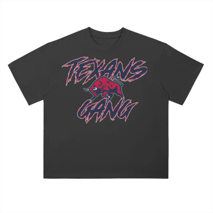 DG " Texans Gang " Drop Shoulder T-Shirt