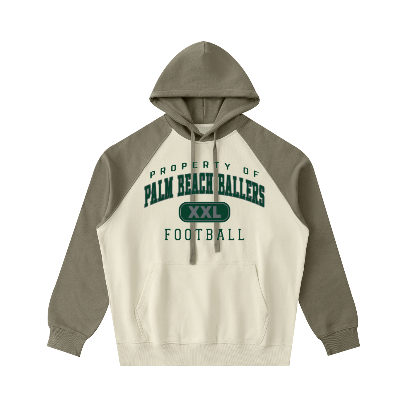 DG " Palm Beach Ballers " Color-Block Raglan Sleeve Hoodie