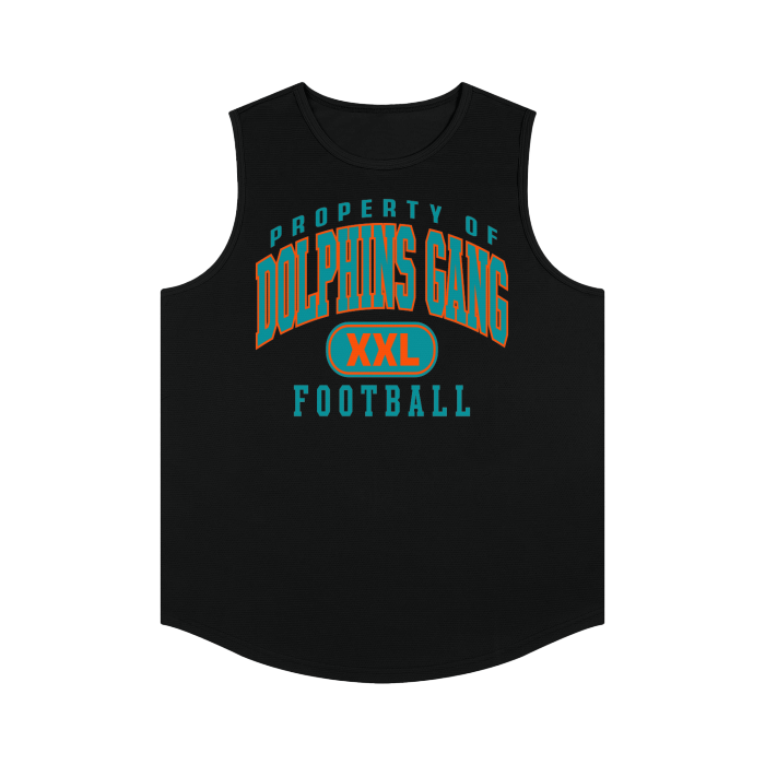 DG " Double XL Dolphins Gang " Classic Basketball Tank Top