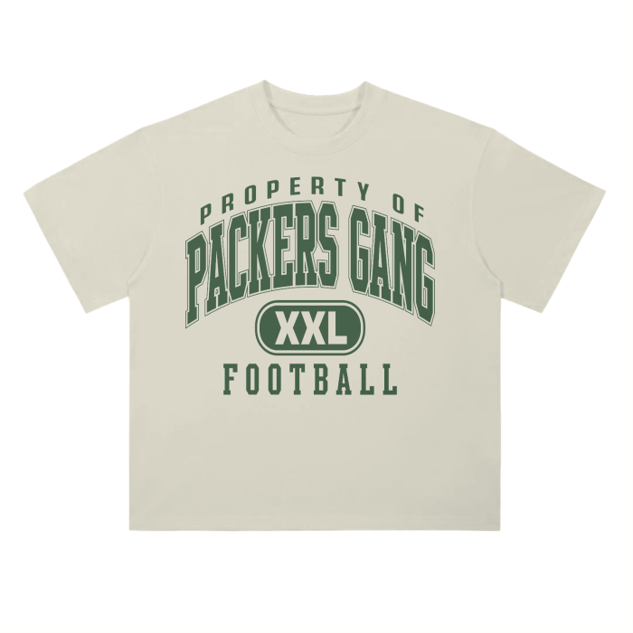 DG " Double XL Packers Gang " Drop Shoulder T-Shirt