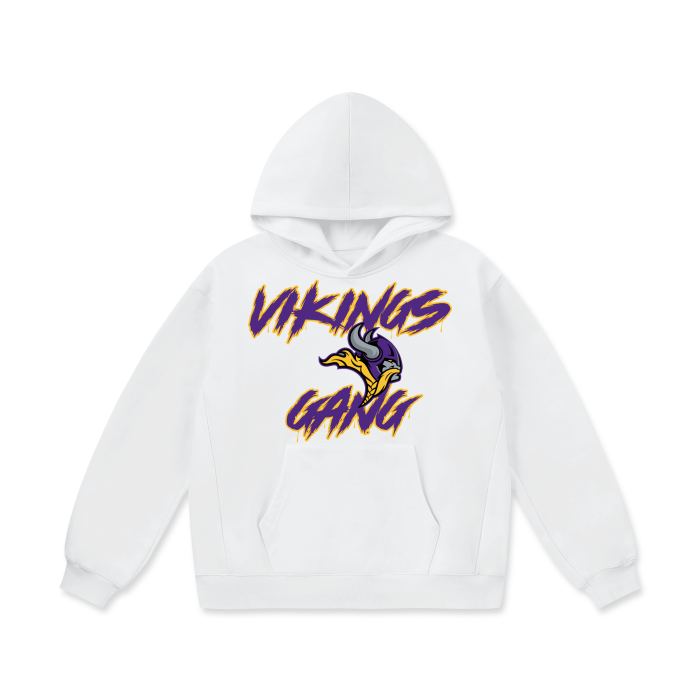 DG " Vikings Gang " Oversize Heavyweight Fleece Hoodie