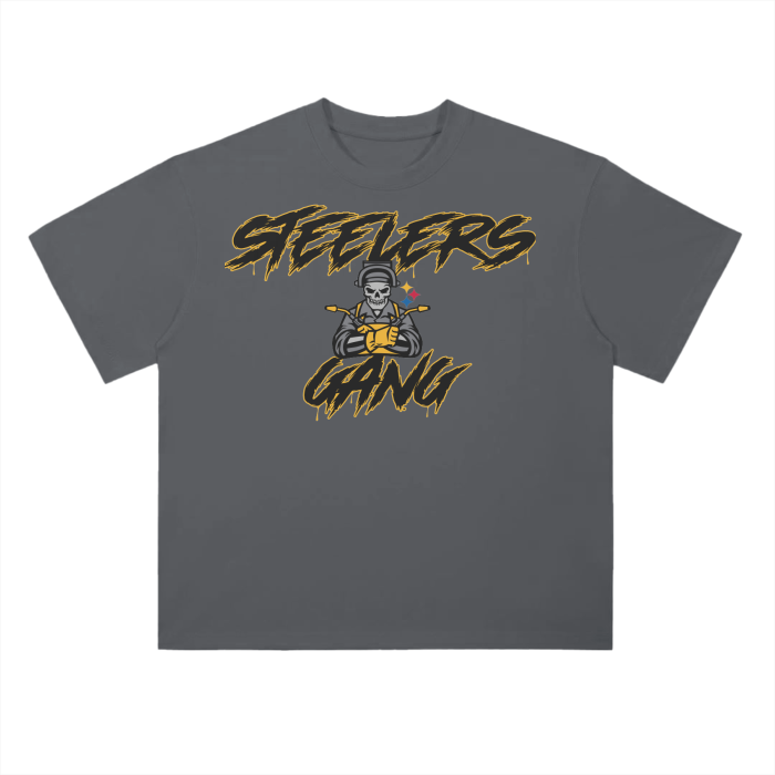 DG " Steelers Gang " Drop Shoulder T-Shirt