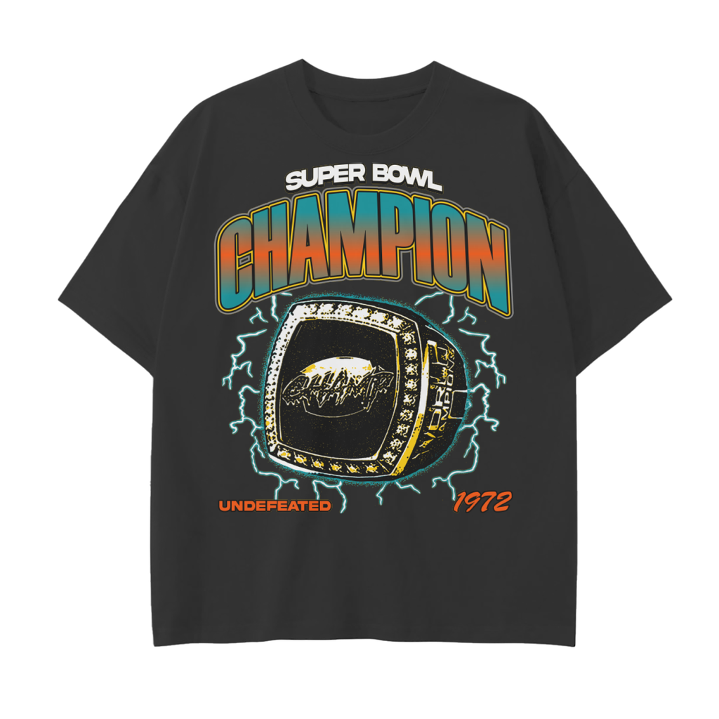 DG " 1972 Champion " Print Unisex Classic Crew Neck T-Shirt
