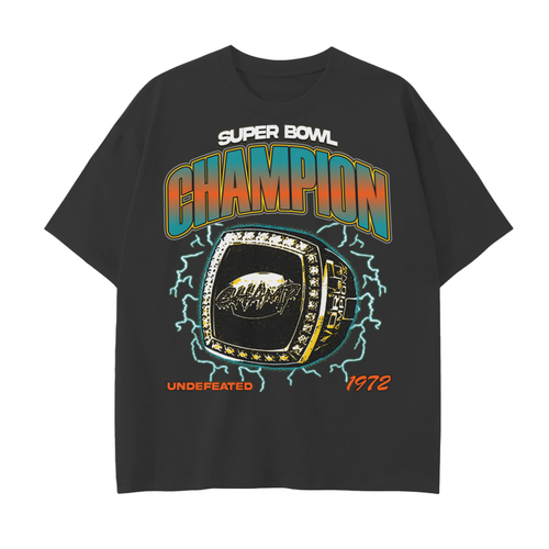 DG " 1972 Champion " Print Unisex Classic Crew Neck T-Shirt