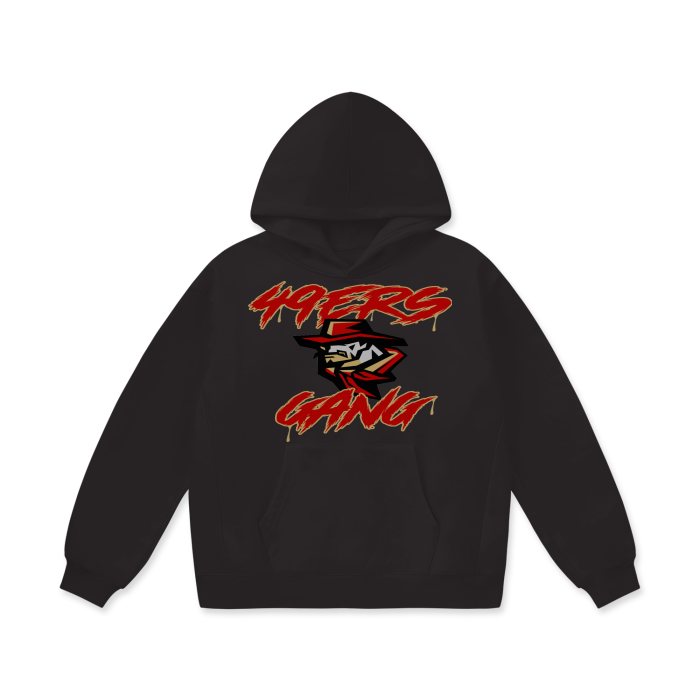 DG " 49ers Gang " Oversize Heavyweight Fleece Hoodie