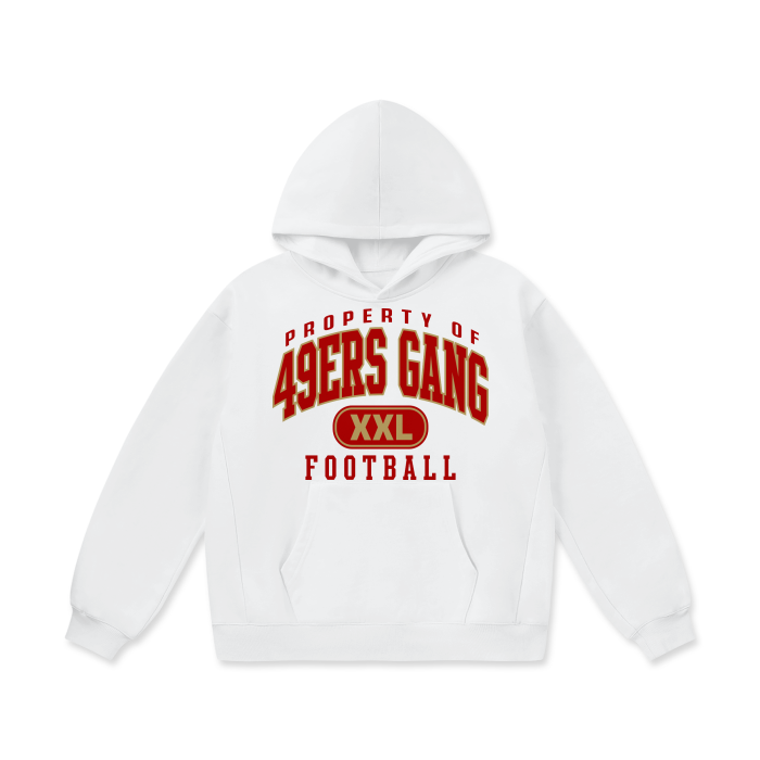 DG " Double XL 49ers Gang "Oversize Heavyweight Fleece Hoodie