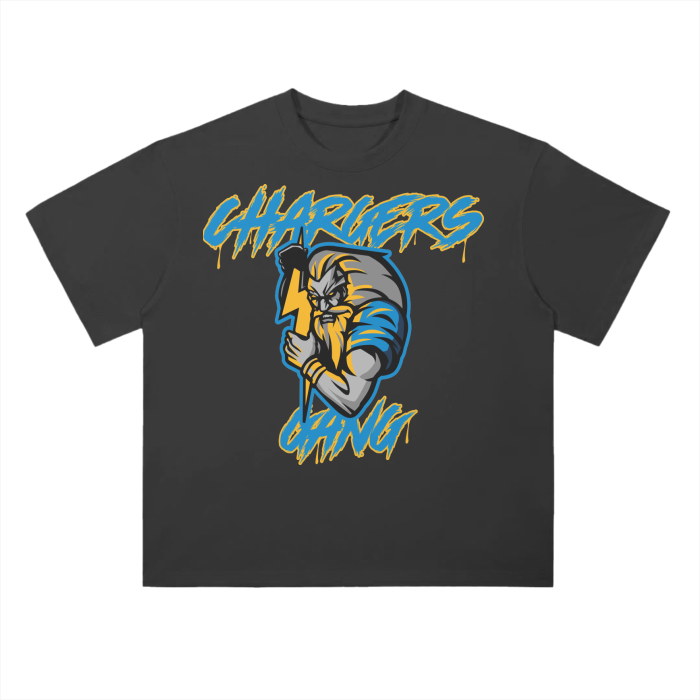 DG " Chargers Gang " Drop Shoulder T-Shirt