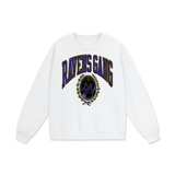 DG " University Ravens Gang " Streetwear Unisex Heavyweight Drop Shoulder Oversized Sweatshirt